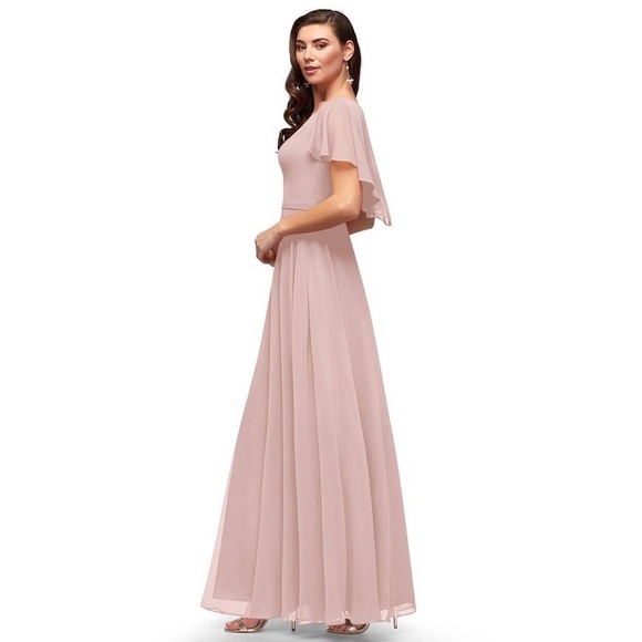 Azazie Jamie in Dusty Rose - Picture 2 of 5